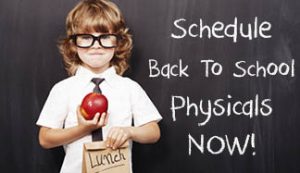 Schedule back to school physicals now