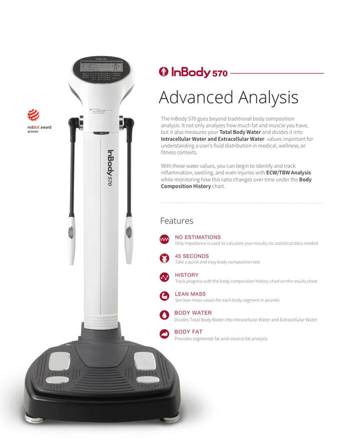 Introducing The InBody 570 Body Composition Analyzer Part 1 - Columbia  Advanced Chiropractic, LLC